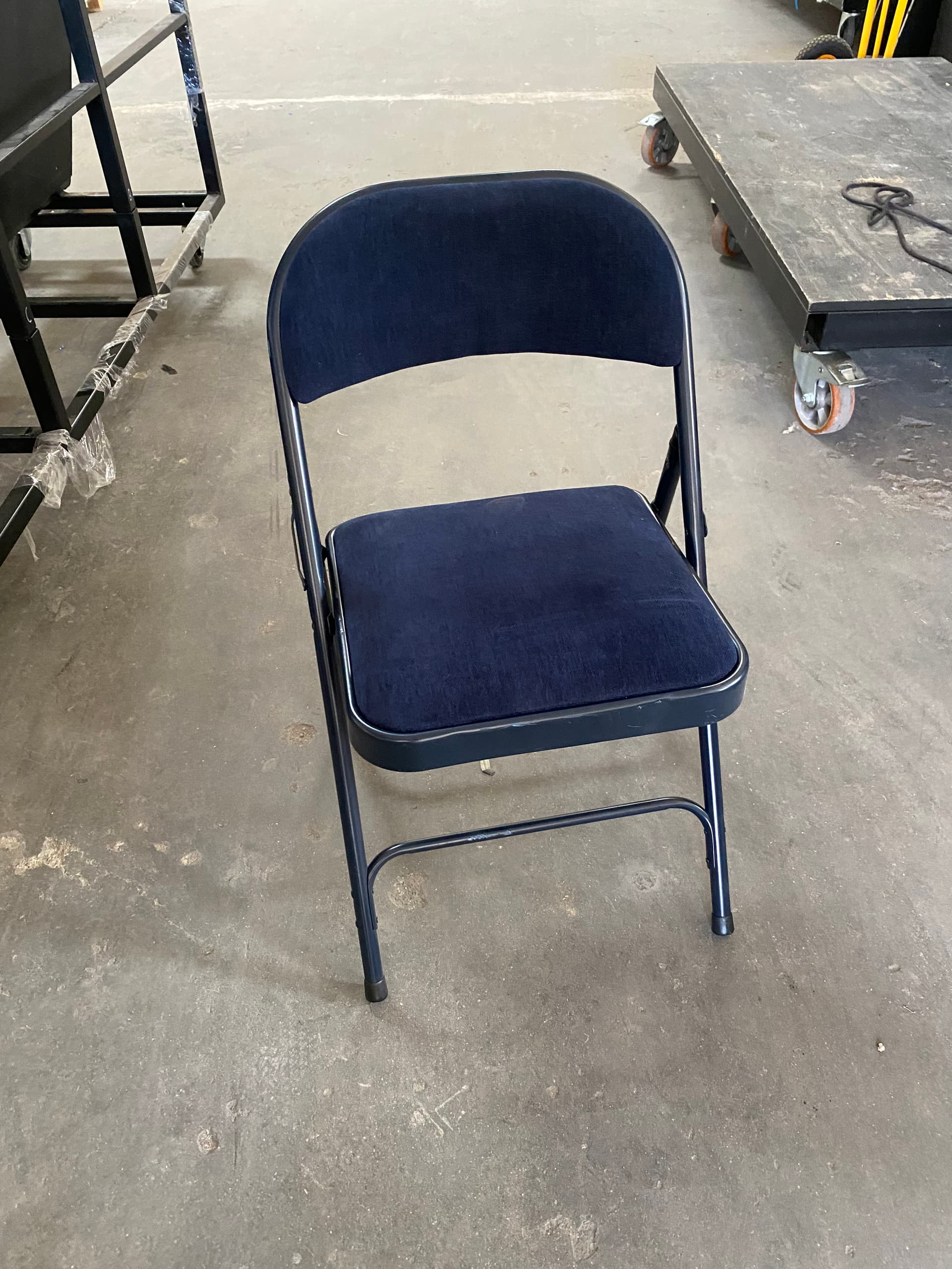 Silla plegable terciopelo